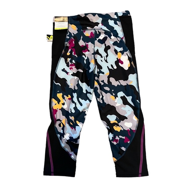 Champion Training Fit capri high rise phone pockets breathable compression - Picture 2 of 9